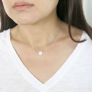 Silver OR Gold Cubic Sparkling Riley Necklace